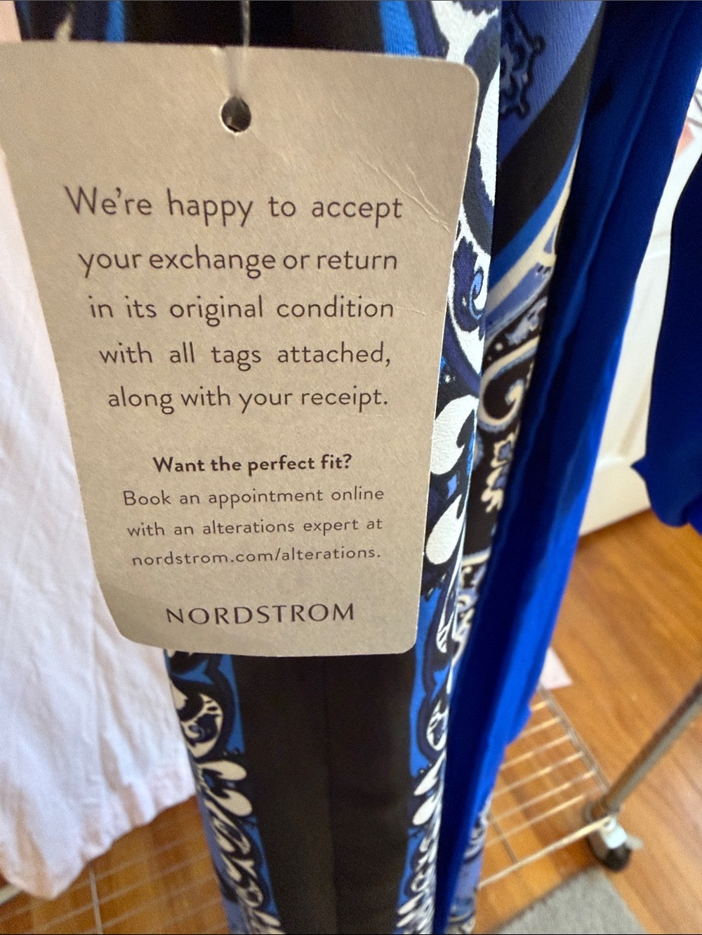 Eliza J Black & Blue Paisley Panel Maxi Skirt Dress - Picture 5 of 5